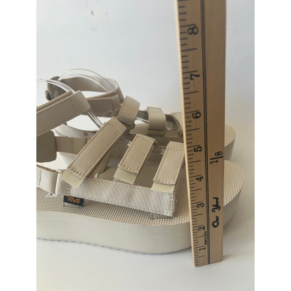 Teva Flatform Mevia Sandals In Birch Size 10 - Picture 10 of 11